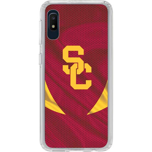 University of Southern California USC Trojans Jersey Galaxy A10e Clear Case