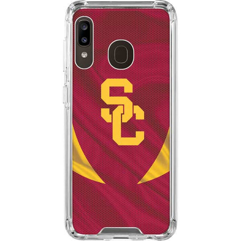 University of Southern California USC Trojans Jersey Galaxy A30 Clear Case