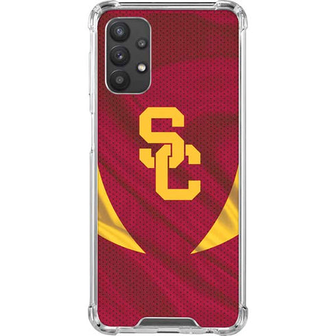 University of Southern California USC Trojans Jersey Galaxy A32 5G Clear Case
