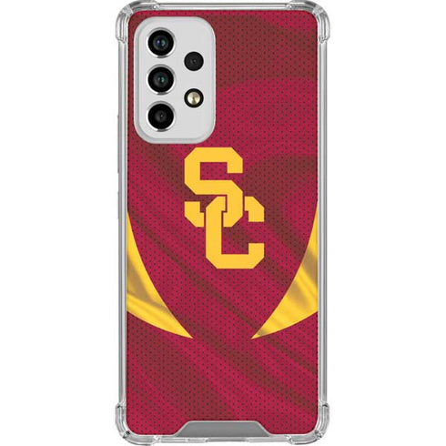 University of Southern California USC Trojans Jersey Galaxy A53 5G Clear Case