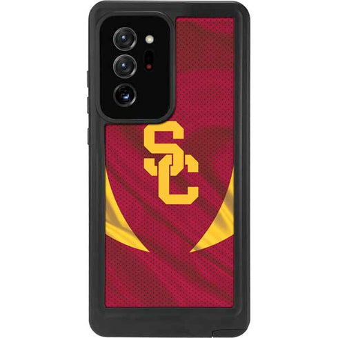 University of Southern California USC Trojans Jersey Galaxy Note20 Ultra 5G Waterproof Case