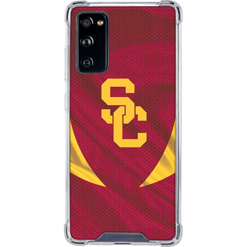 University of Southern California USC Trojans Jersey Galaxy S20 FE Clear Case