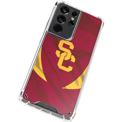 University of Southern California USC Trojans Jersey Galaxy S21 Ultra 5G Clear Case