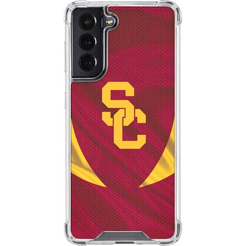 University of Southern California USC Trojans Jersey Galaxy S22 Clear Case
