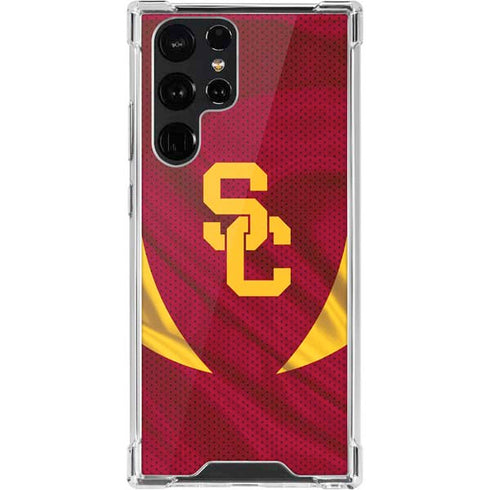 University of Southern California USC Trojans Jersey Galaxy S22 Ultra Clear Case