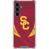 University of Southern California USC Trojans Jersey Galaxy S23 FE Clear Case