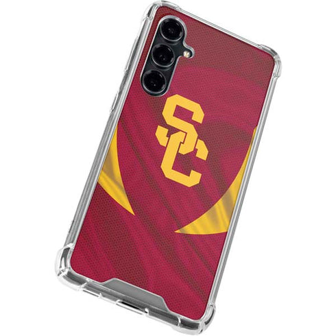 University of Southern California USC Trojans Jersey Galaxy S23 FE Clear Case