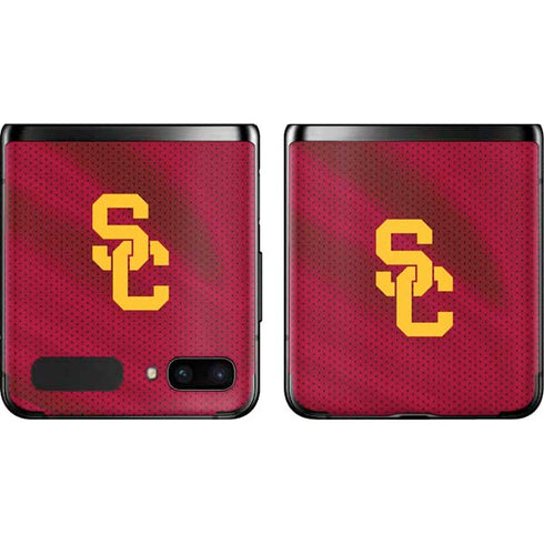 University of Southern California USC Trojans Jersey Galaxy Z Flip Skin