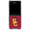 University of Southern California USC Trojans Jersey Galaxy Z Flip5 5G Clear Case