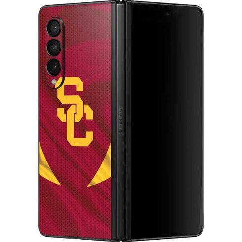 University of Southern California USC Trojans Jersey Galaxy Z Fold3 5G Skin