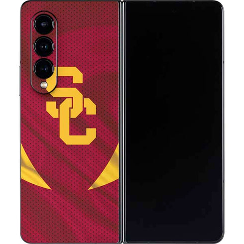 University of Southern California USC Trojans Jersey Galaxy Z Fold4 5G Skin