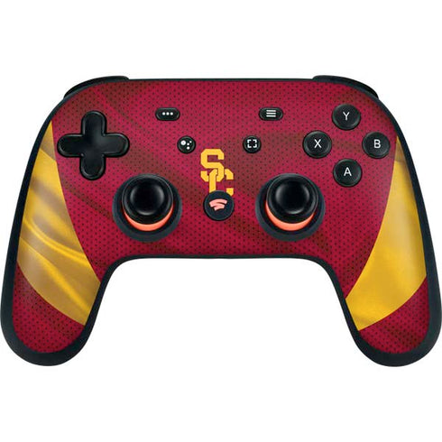 University of Southern California USC Trojans Jersey Google Stadia Controller Skin