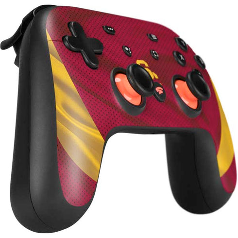 University of Southern California USC Trojans Jersey Google Stadia Controller Skin