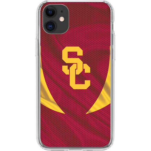 University of Southern California USC Trojans Jersey iPhone 11 Clear Case
