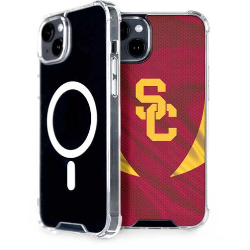 University of Southern California USC Trojans Jersey iPhone 14 Plus MagSafe Case