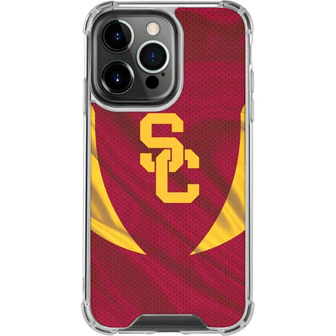 University of Southern California USC Trojans Jersey iPhone 14 Pro Clear Case