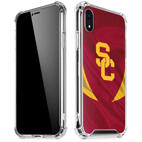 University of Southern California USC Trojans Jersey iPhone XR Clear Case