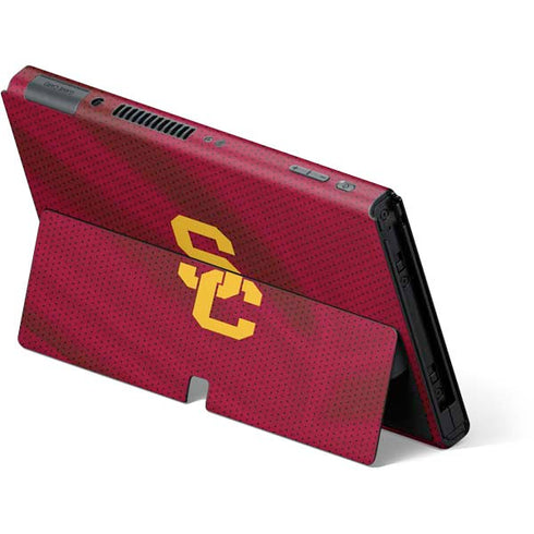 University of Southern California USC Trojans Jersey Nintendo Switch OLED (2021) Skin