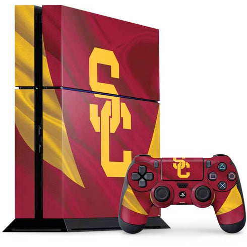 University of Southern California USC Trojans Jersey PS4 Console and Controller Bundle Skin
