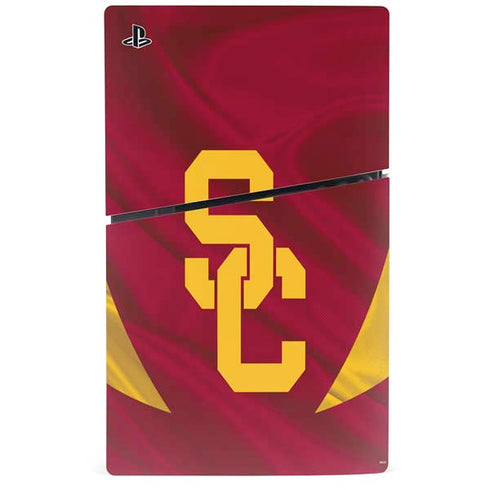 University of Southern California USC Trojans Jersey PS5 Slim Digital Edition Bundle Skin