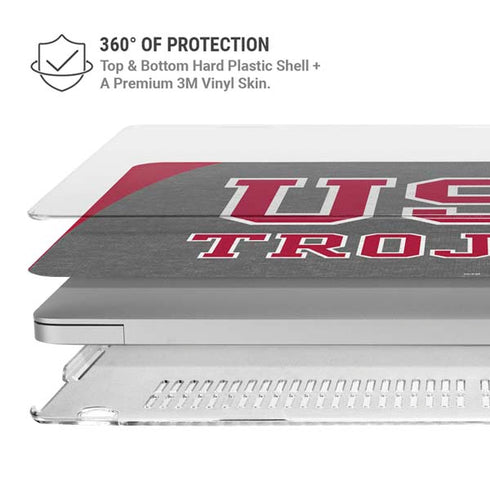University of Southern California USC Trojans MacBook Pro 15in (2016-19) Case plus Skin