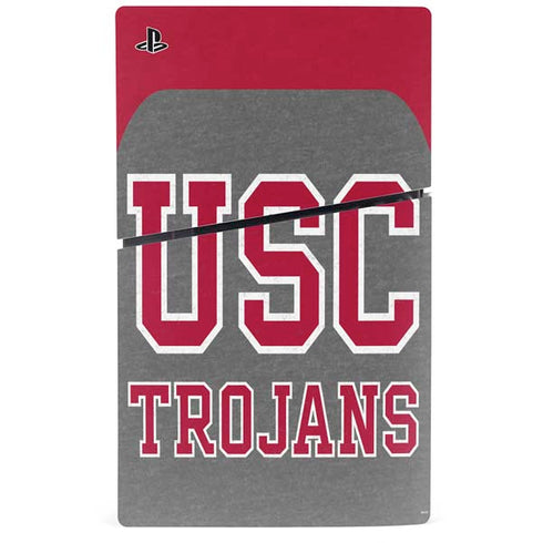 University of Southern California USC Trojans PS5 Slim Disk Bundle Skin