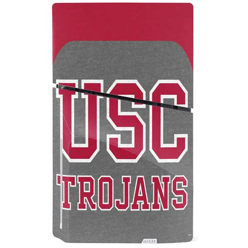 University of Southern California USC Trojans PS5 Slim Disk Bundle Skin