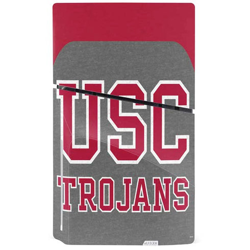 University of Southern California USC Trojans PS5 Slim Disk Console Skin