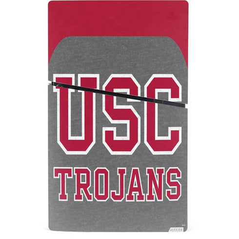 University of Southern California USC Trojans PS5 Slim Digital Edition Bundle Skin