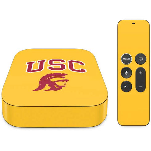 University of Southern California USC Trojans Yellow Apple TV Skin