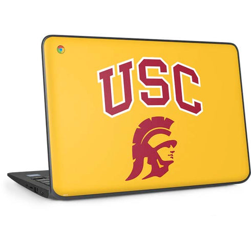 University of Southern California USC Trojans Yellow HP Chromebook Skin
