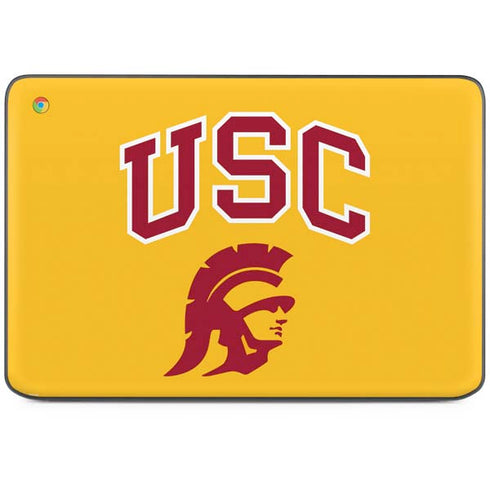 University of Southern California USC Trojans Yellow HP Chromebook Skin