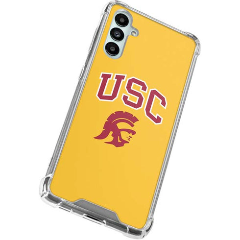 University of Southern California USC Trojans Yellow Galaxy A15 5G Clear Case