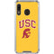 University of Southern California USC Trojans Yellow Galaxy A30 Clear Case