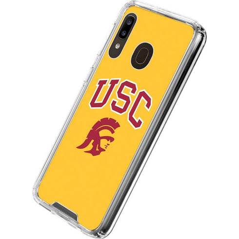University of Southern California USC Trojans Yellow Galaxy A30 Clear Case