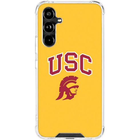 University of Southern California USC Trojans Yellow Galaxy A54 5G Clear Case