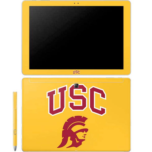 University of Southern California USC Trojans Yellow Galaxy Book 12in Skin