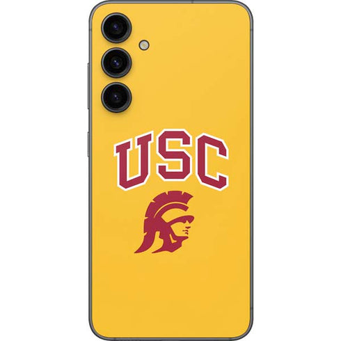 University of Southern California USC Trojans Yellow Galaxy S23 FE Skin