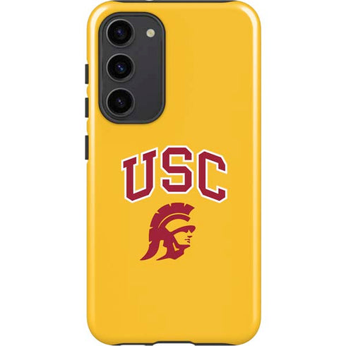 University of Southern California USC Trojans Yellow Galaxy S23 Plus Pro Case