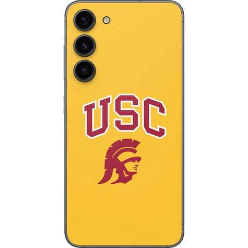University of Southern California USC Trojans Yellow Galaxy S23 Plus Skin
