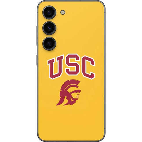 University of Southern California USC Trojans Yellow Galaxy S23 Skin
