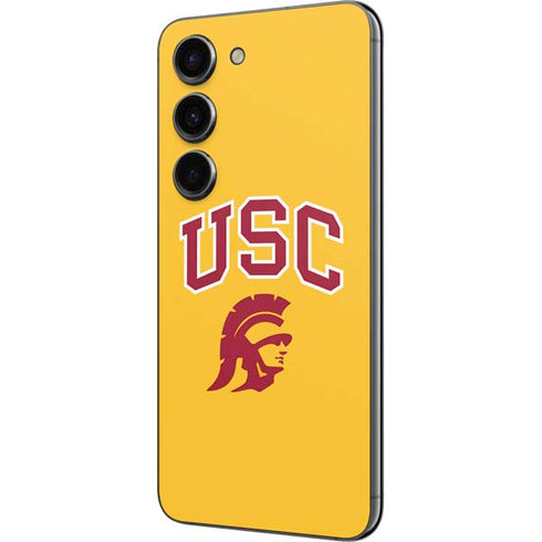 University of Southern California USC Trojans Yellow Galaxy S23 Skin