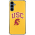 University of Southern California USC Trojans Yellow Galaxy S24 Clear Case