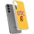 University of Southern California USC Trojans Yellow Galaxy S24 Plus Clear Case