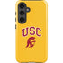 University of Southern California USC Trojans Yellow Galaxy S24 Plus Impact Case