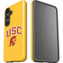 University of Southern California USC Trojans Yellow Galaxy S24 Plus Impact Case