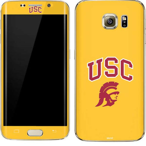 University of Southern California USC Trojans Yellow Galaxy S7 Edge Skin