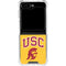 University of Southern California USC Trojans Yellow Galaxy Z Flip5 5G Clear Case