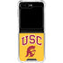 University of Southern California USC Trojans Yellow Galaxy Z Flip5 5G Clear Case