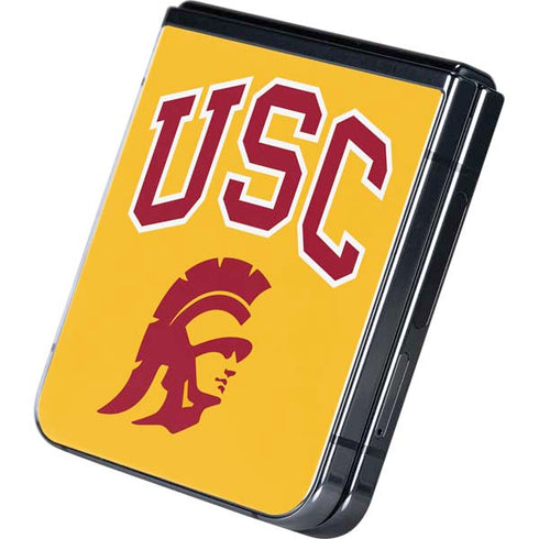 University of Southern California USC Trojans Yellow Galaxy Z Flip5 5G Skin